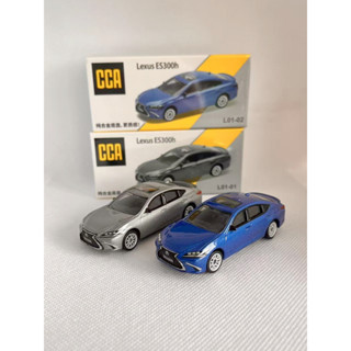 現貨速髮# 模型車 汽車模型 跑車模型 1:64全閤金小汽車模型東瀛寶馬雷克薩斯ES300h鐵底塑膠輪胎帶避震