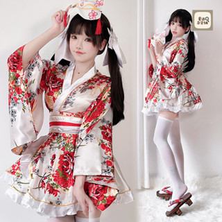 【星選雜貨鋪】軟妹正裝傳統和服夏日和風印花改良浴衣和服女士套裝cosplay服裝