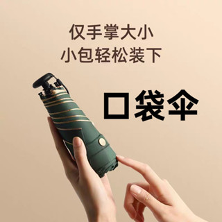 臺灣出貨#日本MK遮陽傘防曬防紫外綫膠囊太陽傘超輕迷你小巧便攜黑膠拇指傘