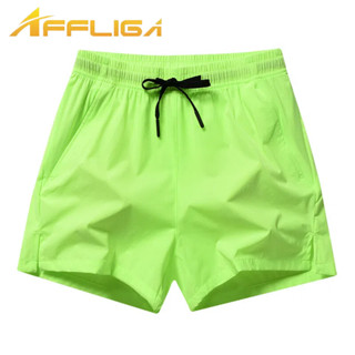 ✦AFFLIGA✦2025夏季新款男士簡約風純色三分男士短褲速幹寬鬆運動休閒褲男士薄款冰絲沙灘褲