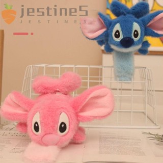 JESTINE縫合拍按娃娃玩具,蓬鬆的腕帶星際寶貝毛絨巴掌手鍊,拍手圈玩具柔軟的可愛的史迪奇毛絨手環