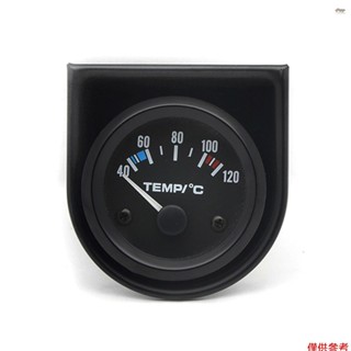 全新 2'' 52mm 水溫計帶傳感器 1 / 8 ''NPT 12V 汽車水溫計帶 LED 數字背光汽車儀表工具