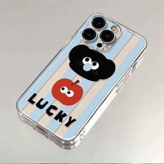 藍色條紋蘋果大象 矽膠13 16 11 15 Pro相容iPhone 16 15 14 13 12 11 Pro Max
