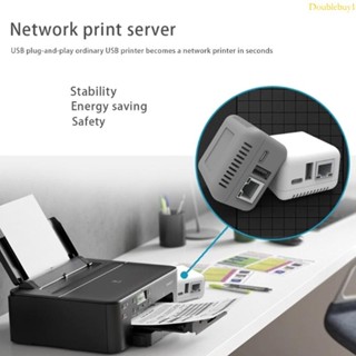 DOU NP330 USB 2 0 列印伺服器 USB2 0 迷你列印機服務器 100Mbps RJ45 LAN
