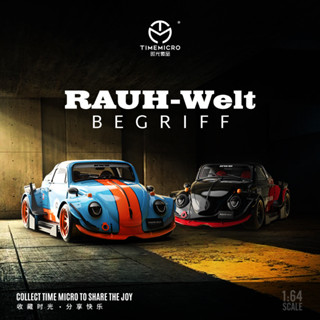 TimeMicro-TM 1/64 福斯甲殼蟲 RWB ADVAN GULF 汽車模型 模擬小比例合金車模 收藏擺件禮物