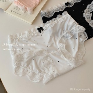 BL Lingerie party 法式複古性感蕾絲內褲 超薄冰絲內褲女 無痕內褲 涼感內褲 純棉內褲 大尺碼內褲