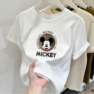 愛依依 純棉上衣 短袖T恤 卡通上衣S-3XL夏季洋氣休閒時髦高腰正肩修身上衣-4755.