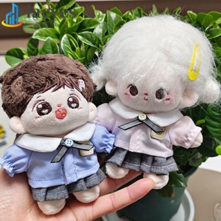 LACYES娃娃校服,換裝幼兒園園服10CM娃娃衣服,迷你衣服毛絨公仔手工製作棉質娃娃套裝更換