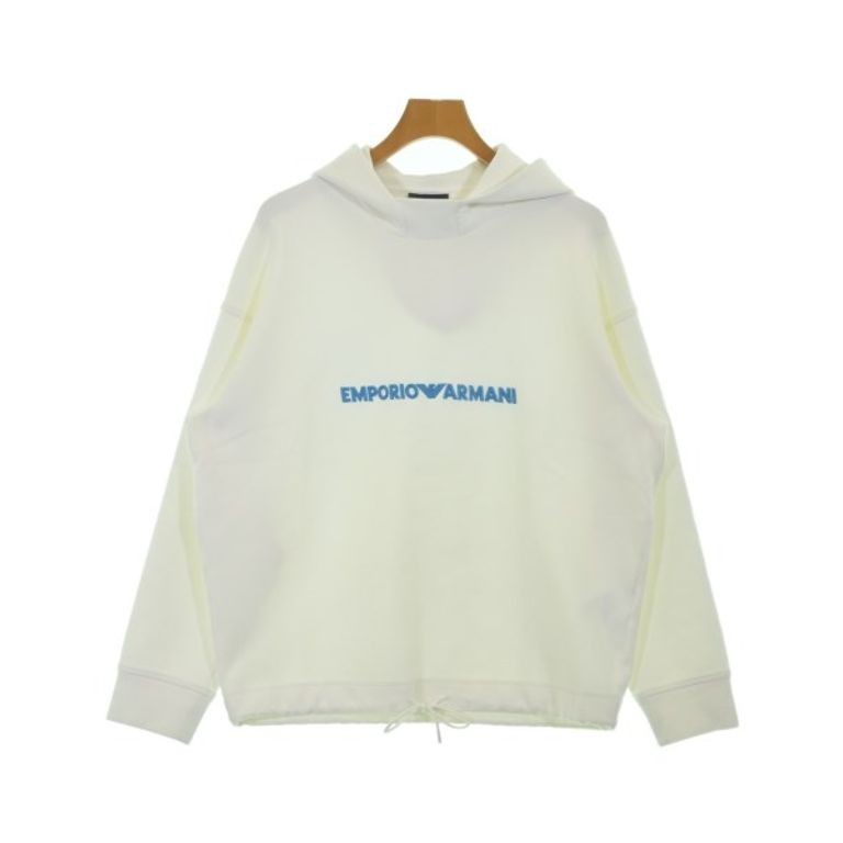 Emporio Armani Parker 帽T 男性 白色 日本直送 二手
