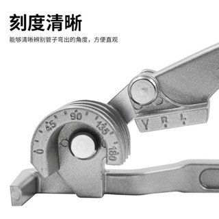 【臺灣優選】新款 三合一手動彎管器 空調銅管鋁管6/8/10mm三槽多用彎管器折 熱賣