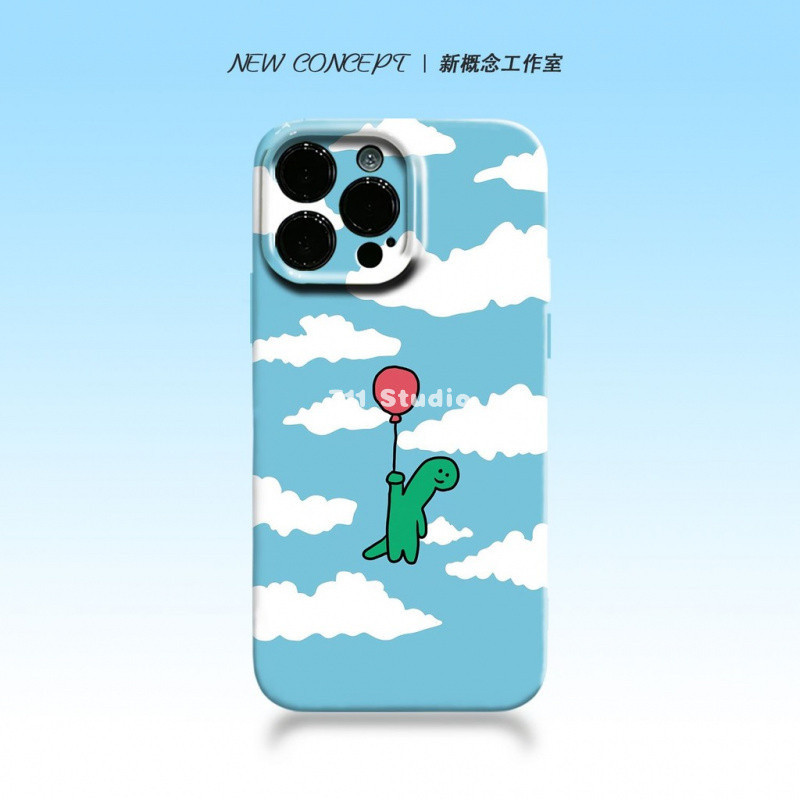 台灣出貨🦖 可愛搞笑joguman手機殼 小恐龍網紅爆款學院風iphone15高顏值軟殼  手機保護套joguman