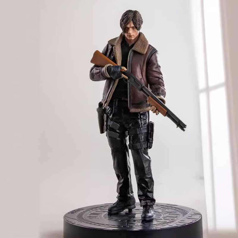 現貨30cm 生化危機 GK Resident Evil 里昂 1/6公仔 惡靈古堡2 站姿雕像 遊戲周邊 擺件 盒裝手