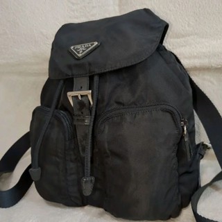 PRADA 揹包 Tessuto 皮革 黑色 尼龍 mercari 日本直送 二手