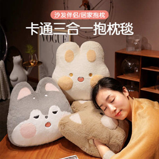 暖手枕 貓爪暖手寶 暖手抱枕 暖手寶 暖手 可暖手抱枕被子兩用女生辦公室午睡枕頭靠枕二合一學生桌上趴枕冬