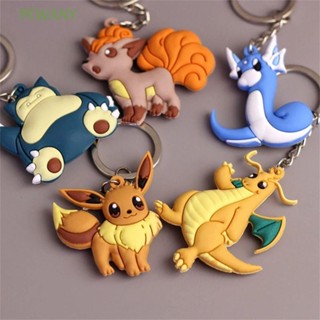 PEWANY口袋妖怪鑰匙鏈CharizardVulpix港龍航空日本動漫兒童玩具Snorlax揹包吊墜