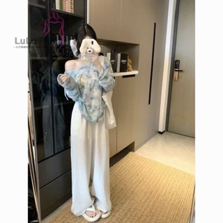 優品 夏季薄款設計感韓版ins蝴蝶結印花長袖防曬T恤女裝小眾別緻上衣潮寬鬆顯瘦防曬衣 罩衣 女生夏天罩衫