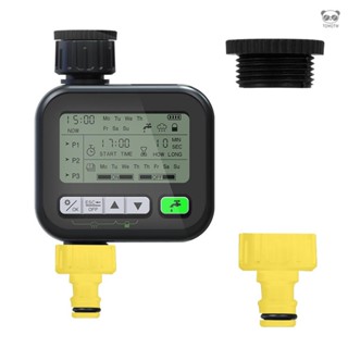 園藝灌溉定時器 自動澆花器 花園陽臺澆水定時器 雨感控制園藝定時器 灌溉系統控制器 定時/雨量感應/程式設定/節能息屏/
