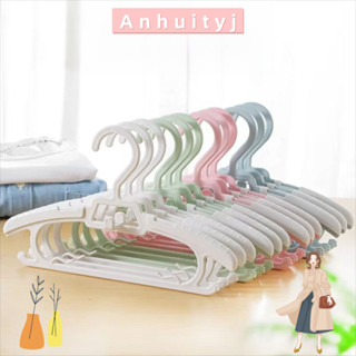 ANHUITYJ5件套兒童衣服架,無痕防滑衣架,耐用的多功能伸縮式衣櫃收納盒家