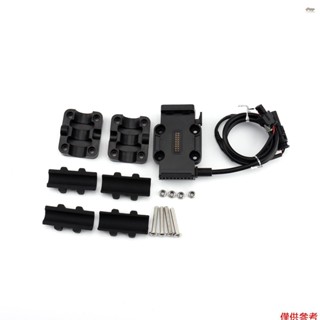 BMW 全新通用電源底座,手機導航支架電源無線充電 12 毫米/22 毫米防滾桿底座更換適用於寶馬 R1250GS AD