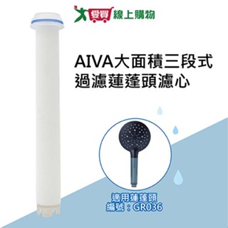 AIVA 大面積三段式過濾蓮蓬頭濾心 PP過濾棉 過濾雜質【愛買】