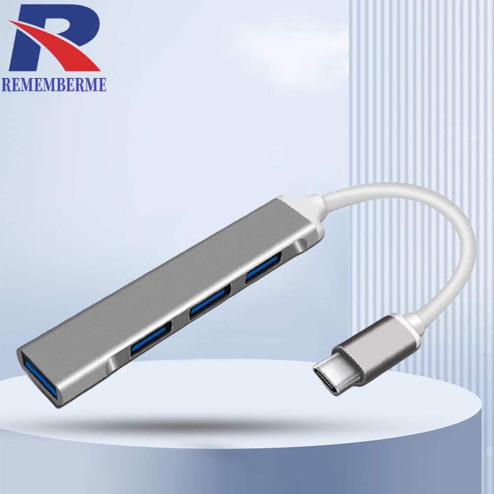 [rememberme9.tw] Type-C/USB HUB擴展塢多功能3.0拓展塢一拖四電腦集線分線器
