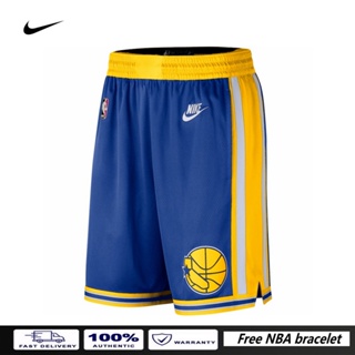 2022-23 男式全新原創 NBA 金州勇士隊短褲經典藍色