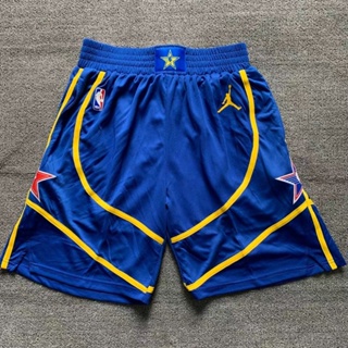 ALL STAR 男式全新原創 NBA 2021 全明星短褲藍色黃色