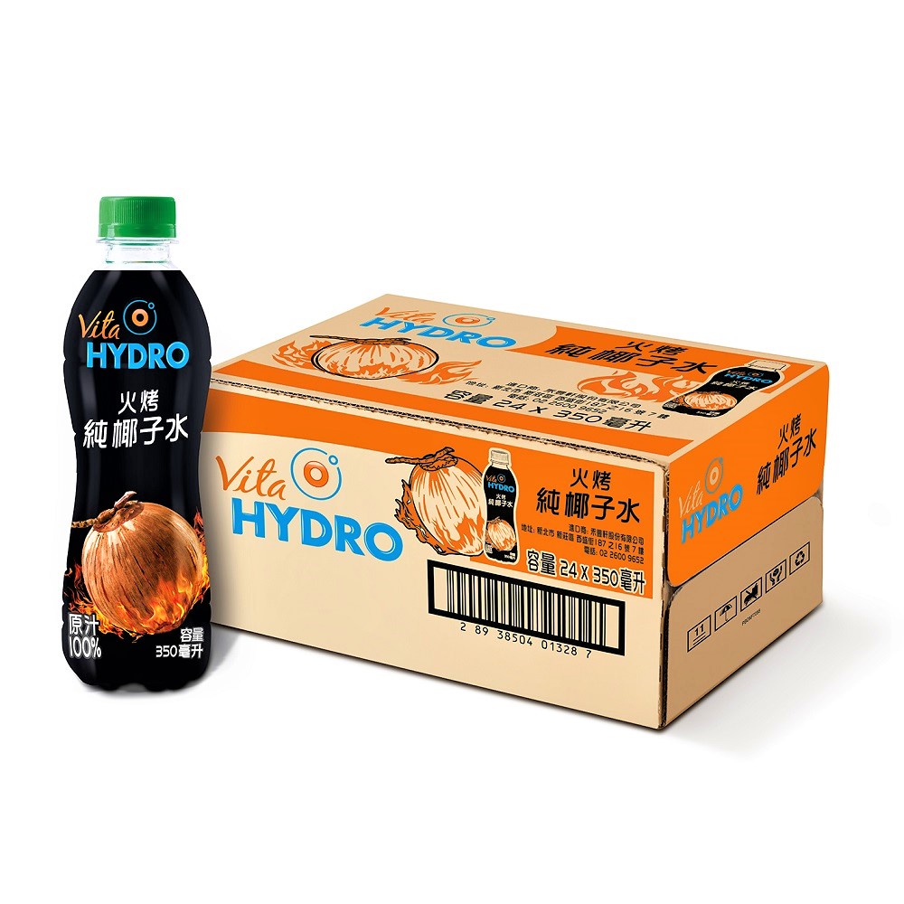 【Vita Hydro】箱購火烤純椰子水350ml（350mlx24瓶）