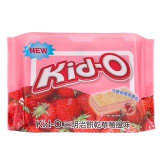 KID-O 分享包三明治餅乾-草莓風味17gX20