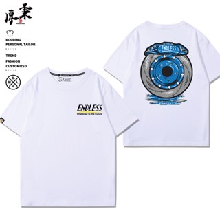 Ready stock潮牌ATTITUDE態度ENDLESS剎車短袖男鍛造卡鉗印花經典款短袖JDM改裝車文化周邊t恤09
