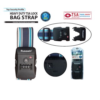 全新 TSA Combi Lock 包帶手提箱帶