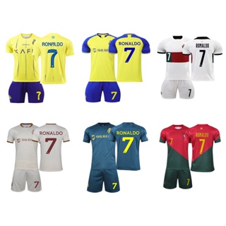 C.Ronaldo Jersey 克里斯蒂亞諾·羅納爾多球衣套裝 男式足球服尺碼XS-2XL