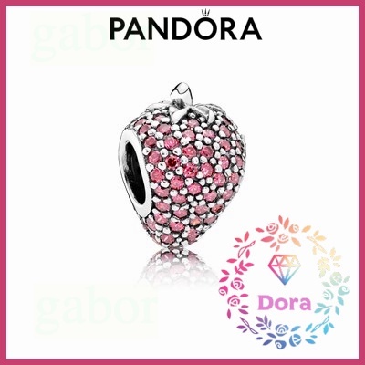 Dora Shop❤Pandora潘朵拉 密鑲草莓串飾  情侶 祝福 輕奢 情人節 禮物791899CZR