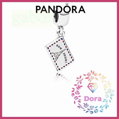 Dora Shop❤ Pandora 潘朵拉 明信片925銀吊飾 情侶 情人節 禮物 791711ENMX