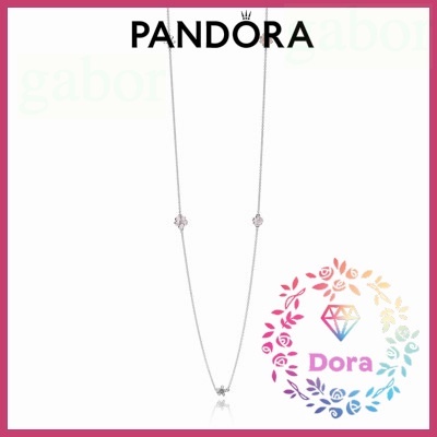 Dora Shop❤ Pandora潘朵拉 詩意綻放項鍊愛情 情侶 祝福 輕奢 情人節 禮物590518ENMX