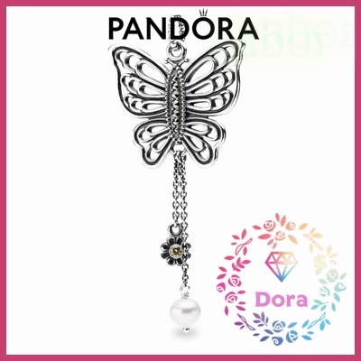 Dora Shop❤ Pandora潘朵拉 鏤空蝴蝶項鍊吊墜  情侶 祝福 輕奢 情人節 禮物390352CCZ