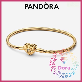 Dora Shop❤Pandora潘朵拉 My Pandora心形雛菊鏈扣蛇骨鏈手鍊 祝福 輕奢 561065C01