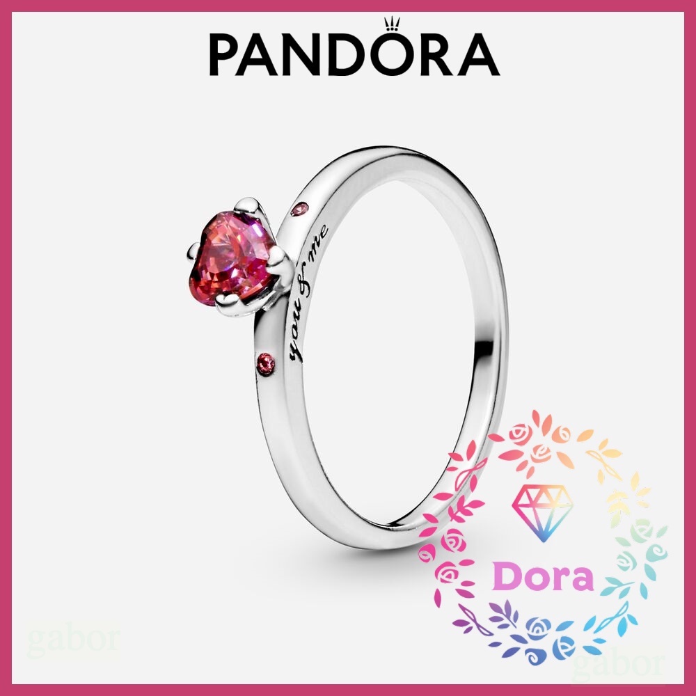 Dora Shop❤ Pandora潘朵拉 閃爍紅心戒指  情侶 祝福 情人節 禮物196574CZRMX