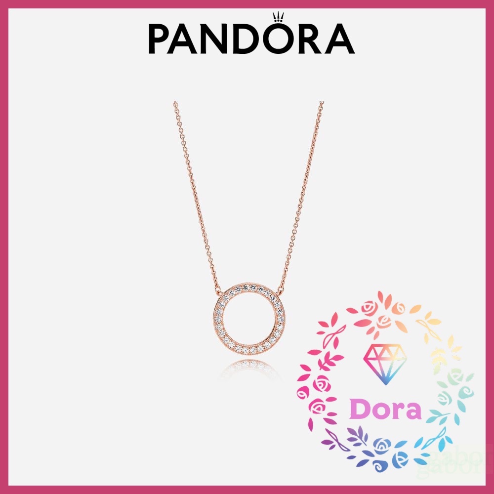 Dora Shop❤ Pandora 潘朵拉 PANDORA的心項鍊  情侶 祝福 情人節 禮物580514CZ