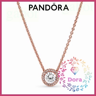 Dora Shop❤ Pandora潘朵拉 圓形閃光光環項鍊  情侶 祝福 輕奢 情人節 禮物386240CZ