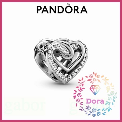 Dora Shop❤ Pandora潘朵拉 璀璨交織之心串飾 情侶情人節 禮物799270C01