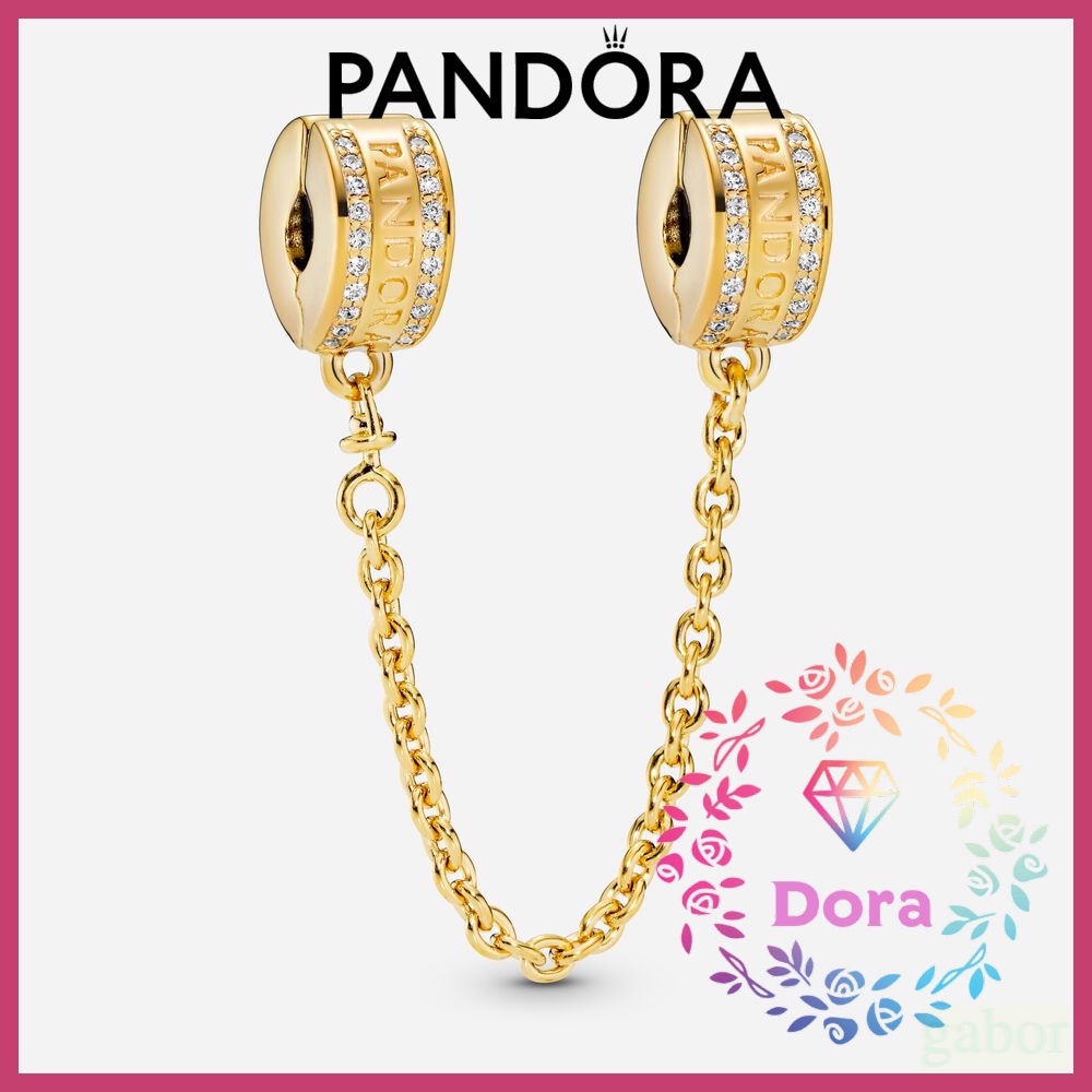 Dora Shop❤ Pandora 潘朵拉 安全鏈 愛情 情侶 祝福 輕奢 情人節 禮物767027CZ