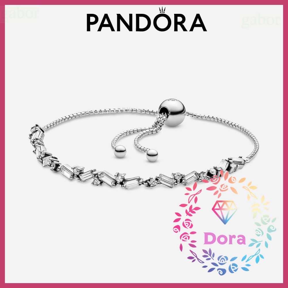 Dora Shop❤ Pandora 潘朵拉 閃耀冰晶網球手鍊繩  情侶 祝福 輕奢 情人節 禮物597558CZ