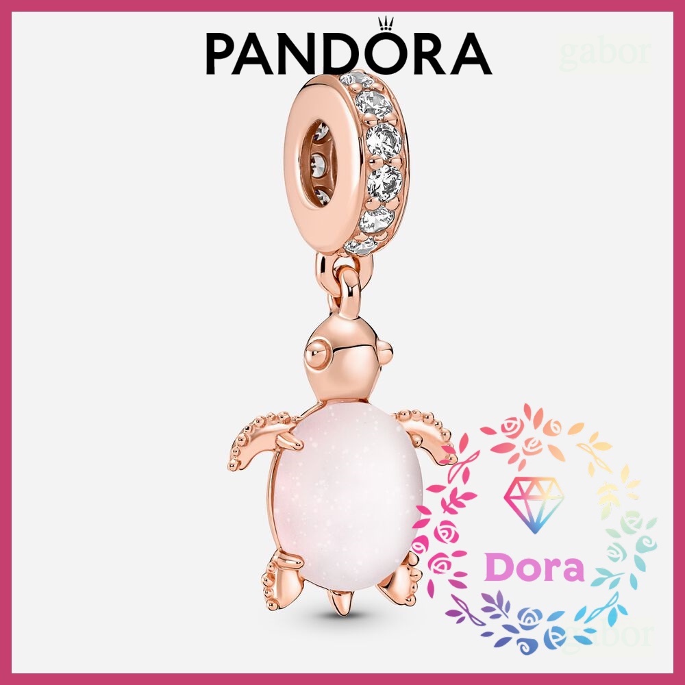 Dora Shop❤ Pandora潘朵拉 Murano 粉色海龜吊飾 簡約 情侶 輕奢 情人節 氣質788939C01