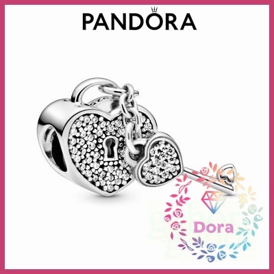 Dora Shop❤ Pandora 潘朵拉 愛之鎖串飾 簡約 情侶 輕奢791429CZ