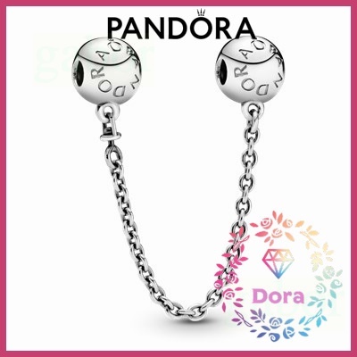 Dora Shop❤ Pandora 潘朵拉 LOGO安全鏈  925銀 簡約 情侶 祝福 輕奢 情人節791877