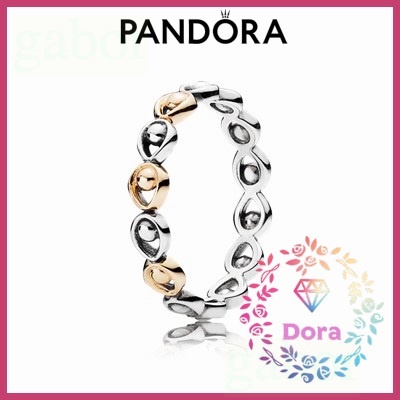 Dora Shop❤ Pandora潘朵拉 銀戒指 簡約 情侶 祝福 輕奢 情人節 氣質190961