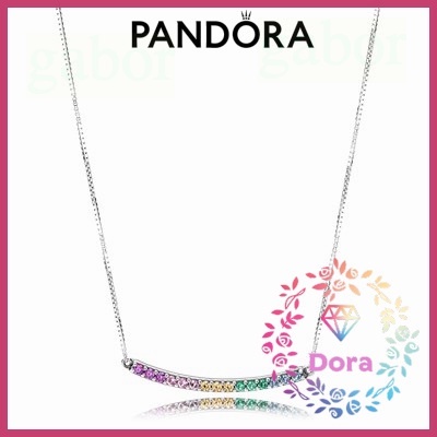 Dora Shop❤ Pandora潘朵拉 多色拱形項鍊 愛情 情侶 祝福 情人節 禮物397079CFPMX-50