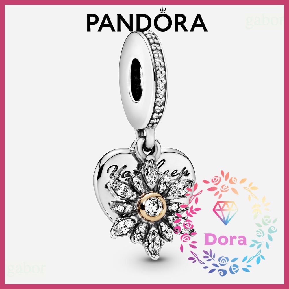 Dora Shop❤ Pandora 潘朵拉 雪花和心串飾 愛情 情侶 祝福 輕奢 情人節 禮物792012CZ_P1
