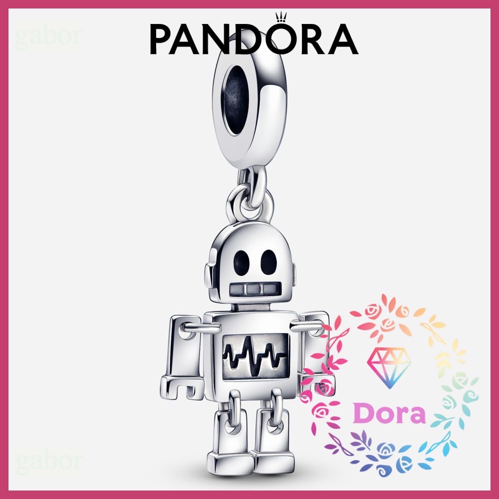 Dora Shop❤ Pandora 潘朵拉 機器人好友吊飾 情侶 情人節 禮物 792250C01